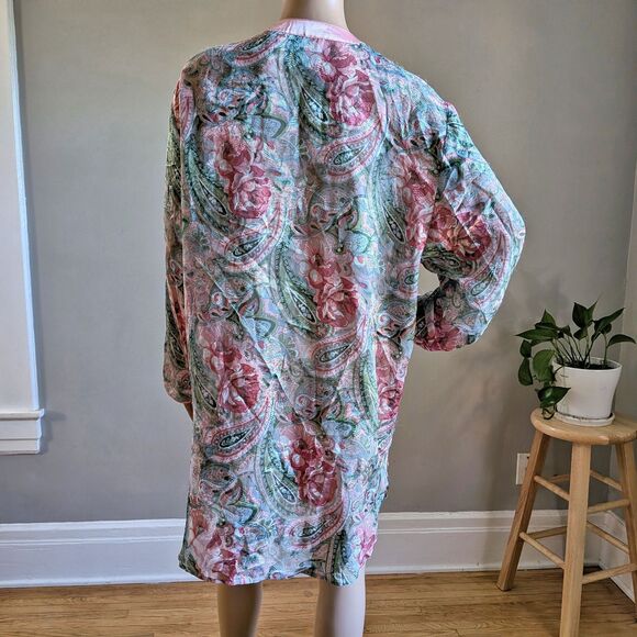 Vintage 90s Victoria's Secret Nightgown Gold Label Coquette Lingerie Size M/L - Picture 4 of 11